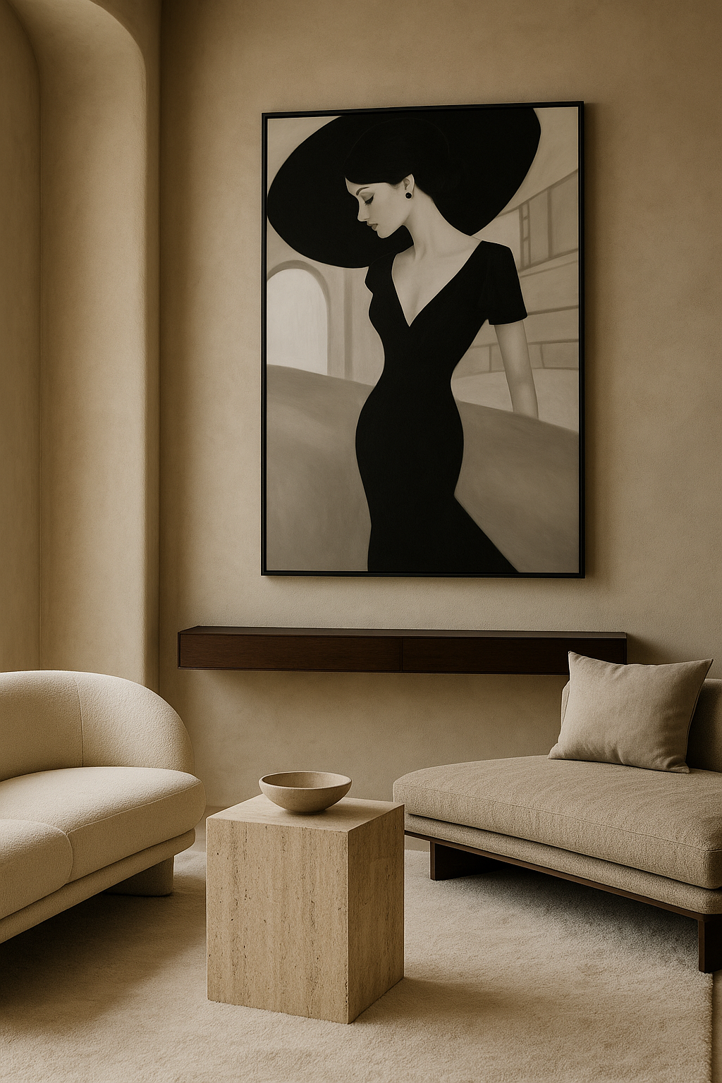 Eternal Silhouette — Noir Elegance in Motion