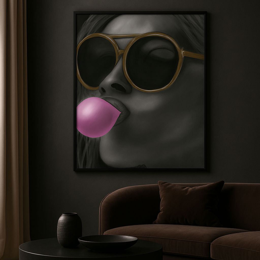 Pink Defiance — Limited Edition Editorial Noir Pop Art