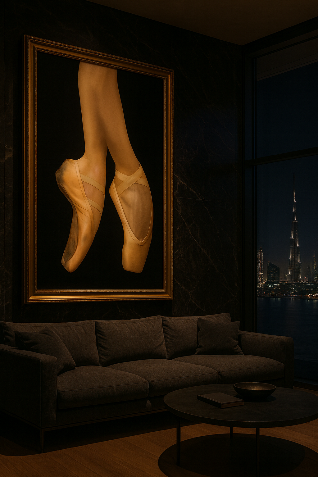 Poise & Pointe — Luxury Ballet Fine Art Print | Kasian Art Studio