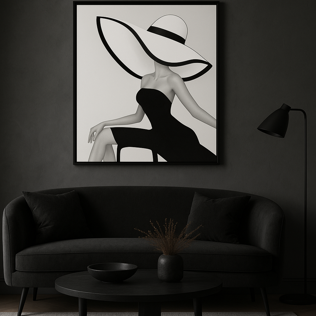 Ivory Silence — Limited Edition Minimalist Fashion Fine Art