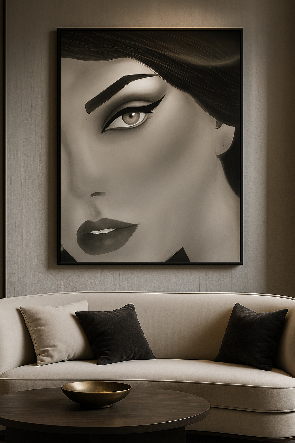 “Veil of Intention” — Couture Noir Fine Art Portrait