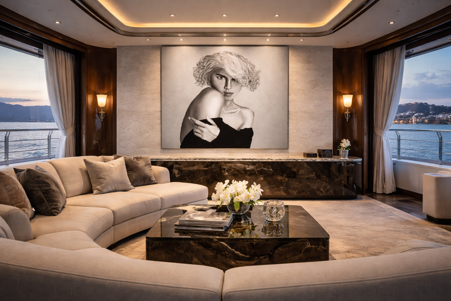 Whispered Poise — Limited Edition Black & White Portrait