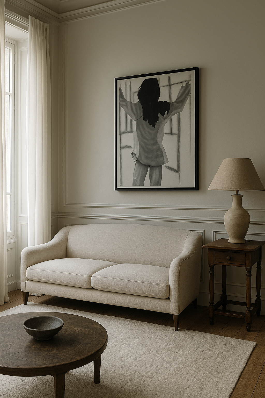 Morning Unsaid — Intimate Figurative Noir