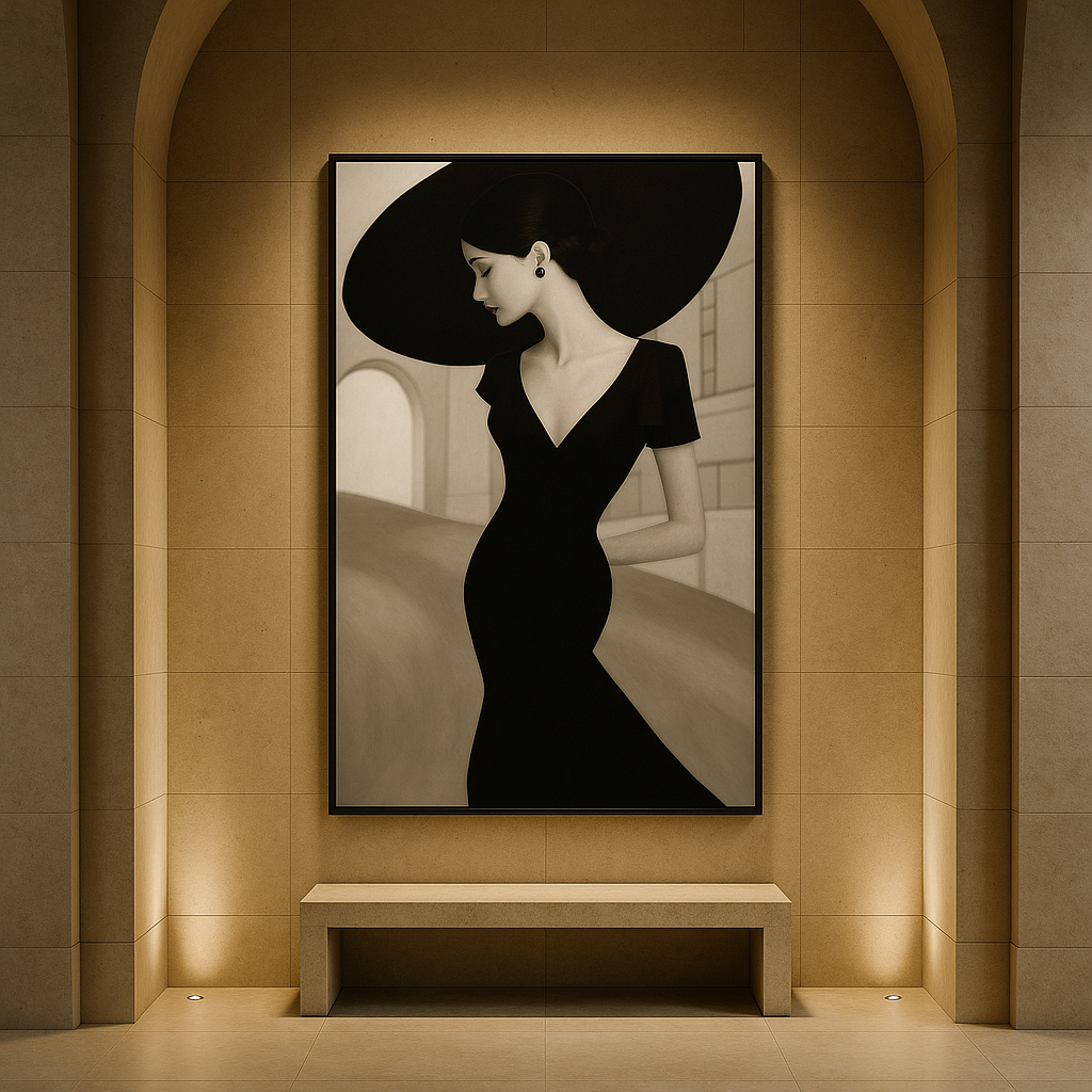 Eternal Silhouette — Noir Elegance in Motion