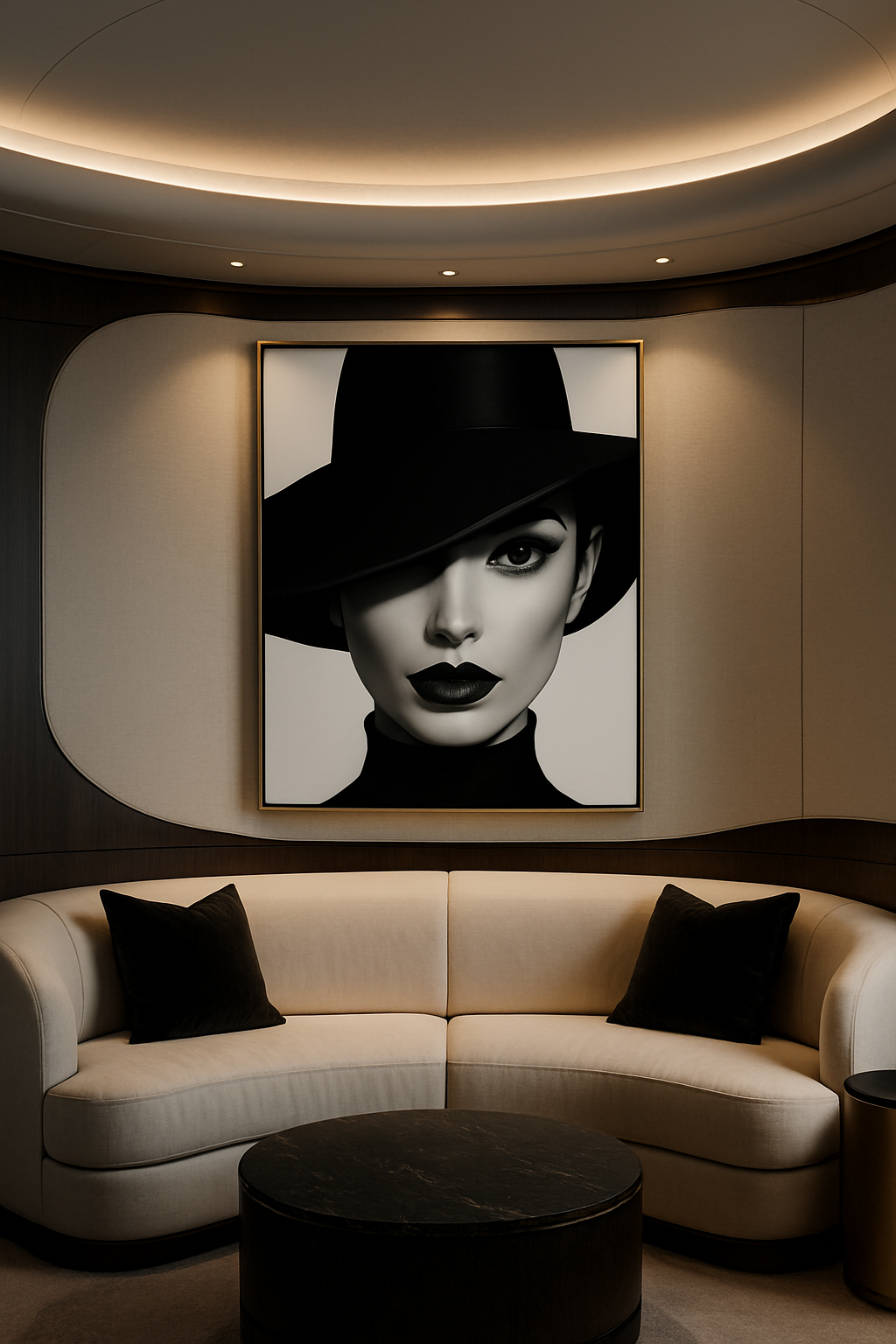Obsidian Gaze — Limited Edition Noir Portrait Fine Art