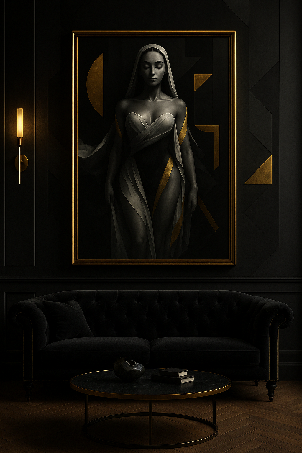 “Golden Ascension” — Limited Edition Divine Feminine Fine Art