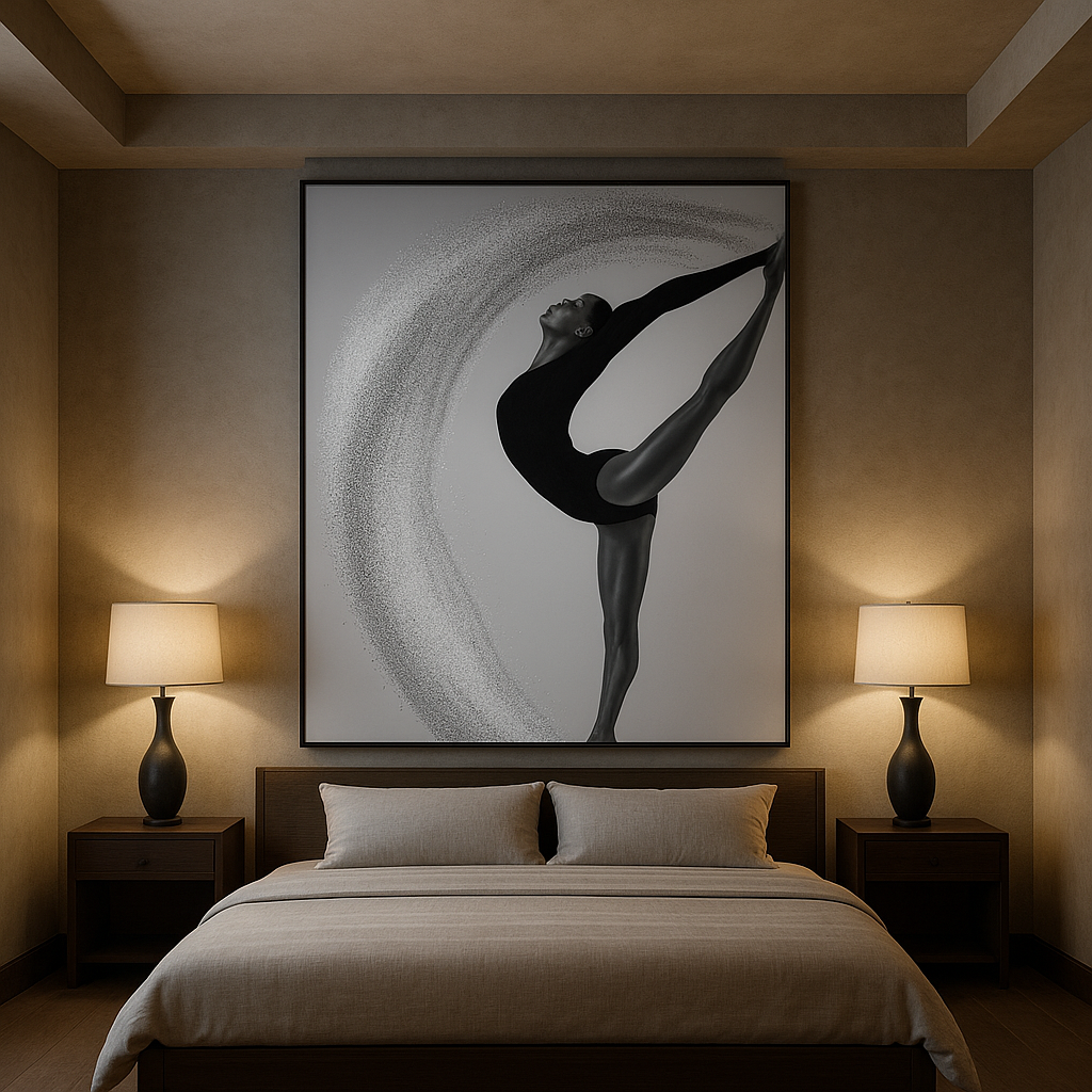 Luxury Ballet Wall Art | Eclipse en Pointe by Kasian Art Studio