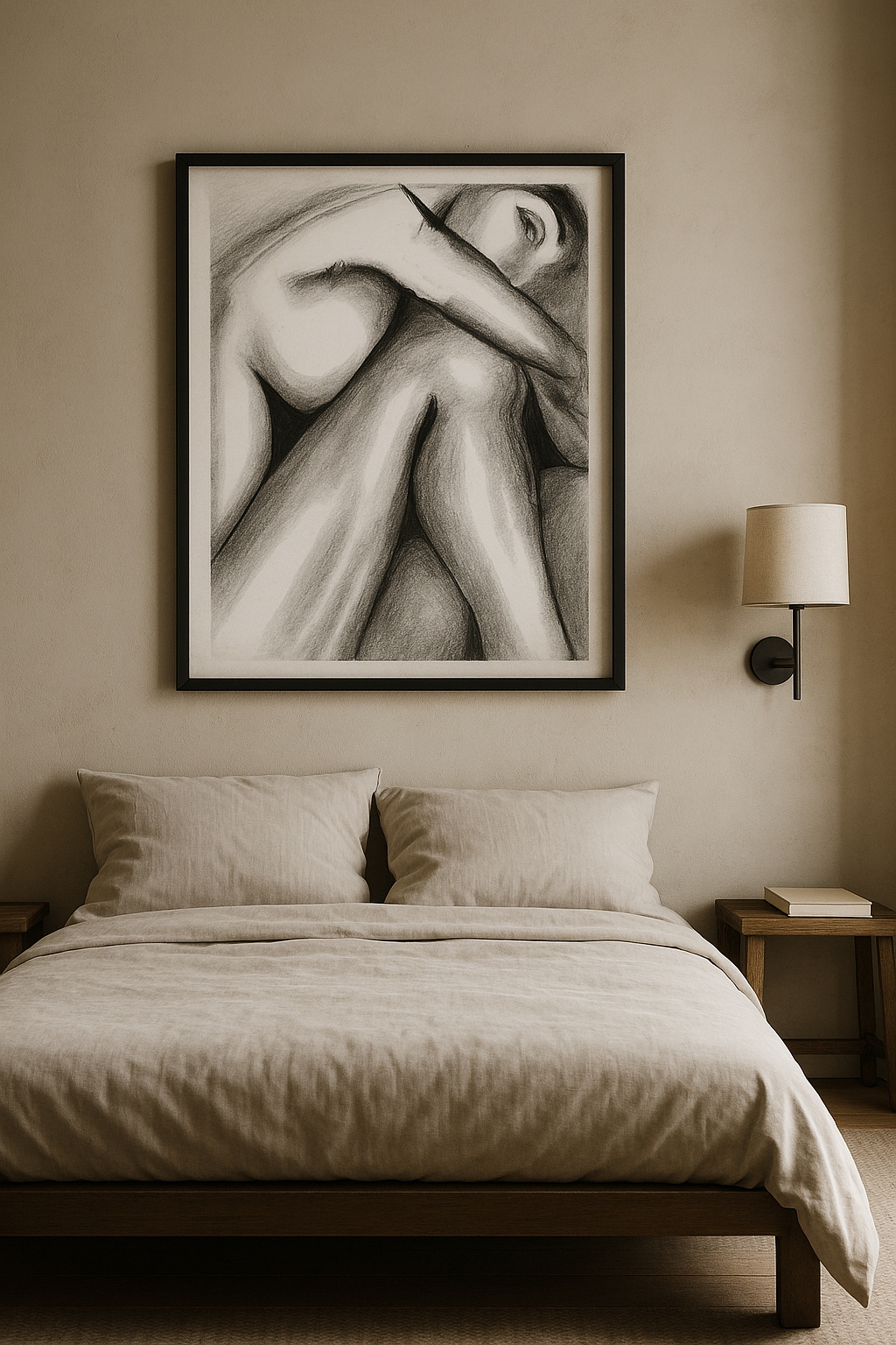 Quieturrender — Sculptural Figure in Shadow & Light