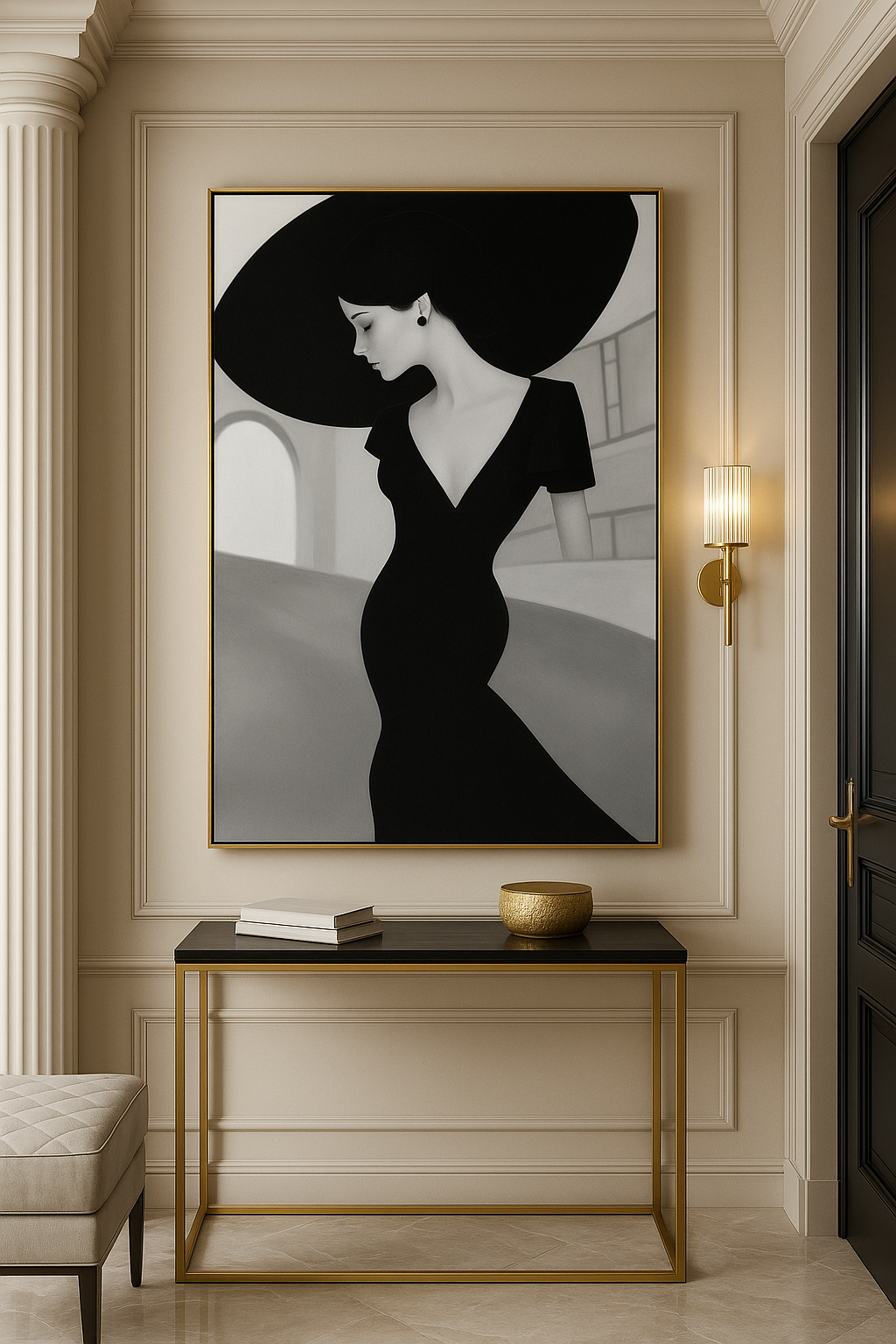 Eternal Silhouette — Noir Elegance in Motion