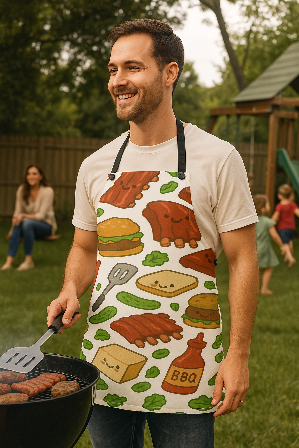 Luxury Halloween Apron | Kasian Luxe Aprons | Elegant Luxury Kitchenwear
