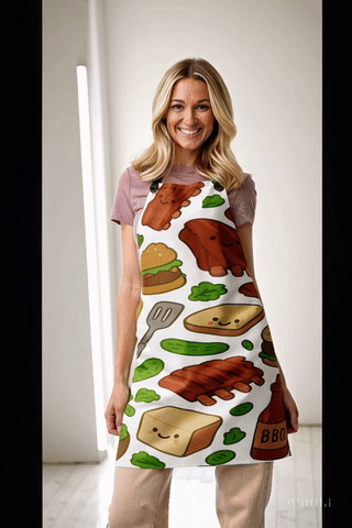Luxury Halloween Apron | Kasian Luxe Aprons | Elegant Luxury Kitchenwear
