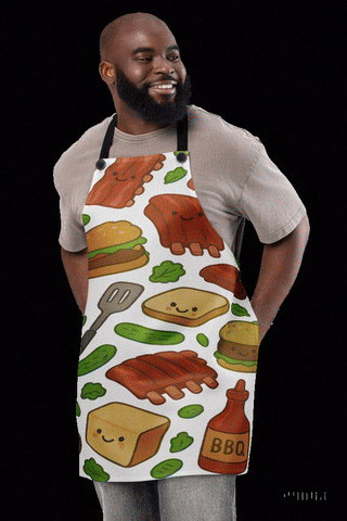 Luxury Halloween Apron | Kasian Luxe Aprons | Elegant Luxury Kitchenwear