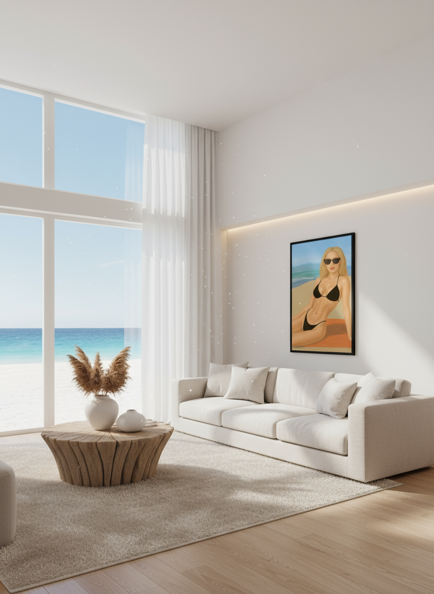 Desert Sun Muse — Limited Edition Fine Art Print | Kasian Art Studio