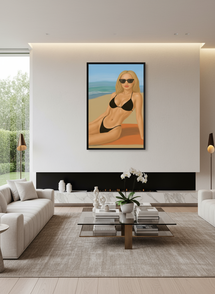 Desert Sun Muse — Limited Edition Fine Art Print | Kasian Art Studio