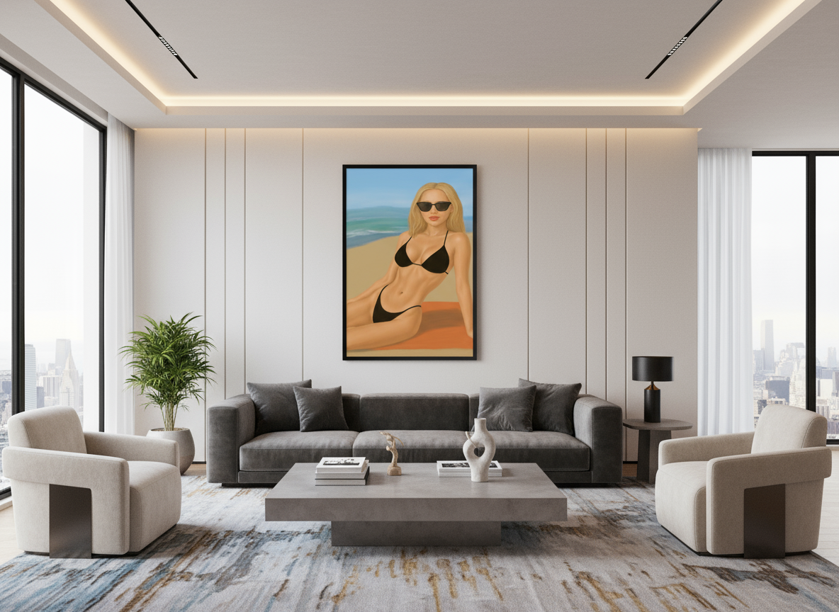 Desert Sun Muse — Limited Edition Fine Art Print | Kasian Art Studio