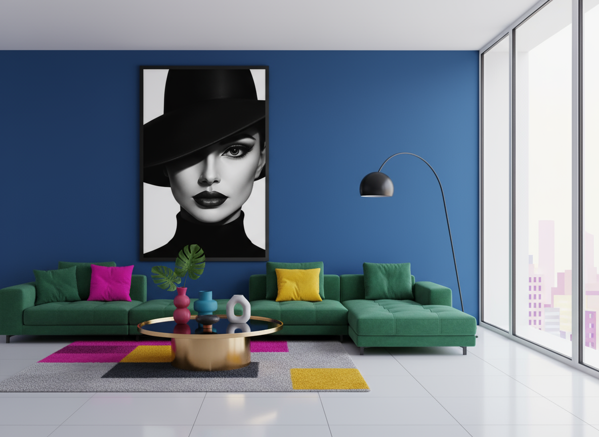 Obsidian Gaze — Limited Edition Noir Portrait Fine Art