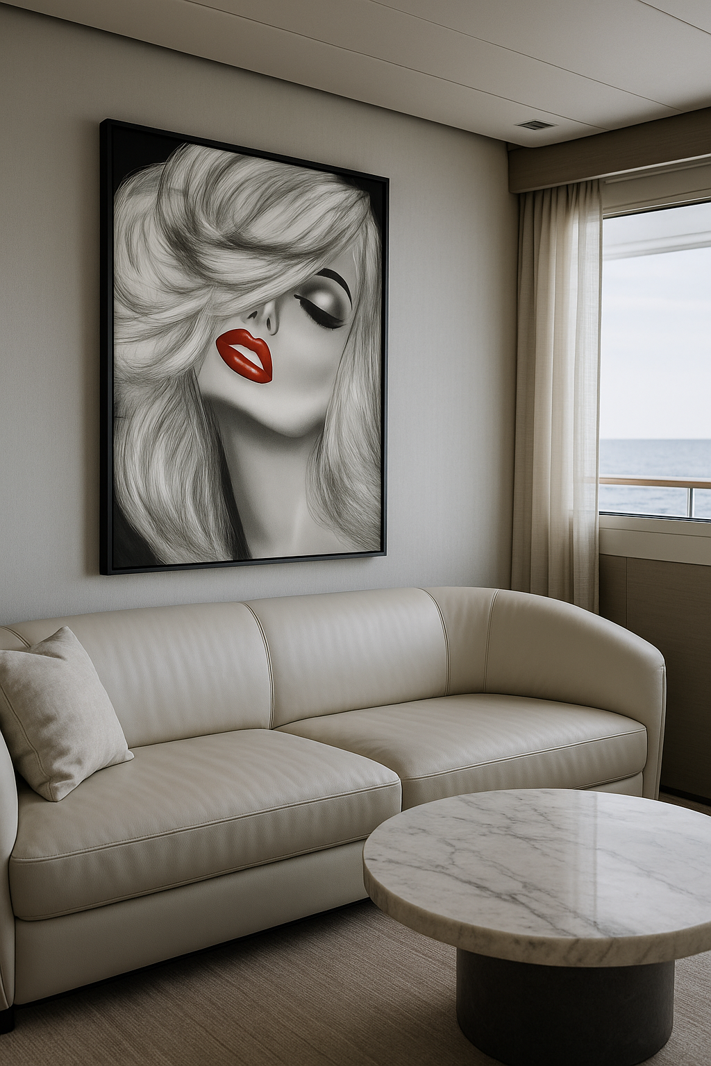 Scarlet Whisper — Limited Edition Noir Portrait