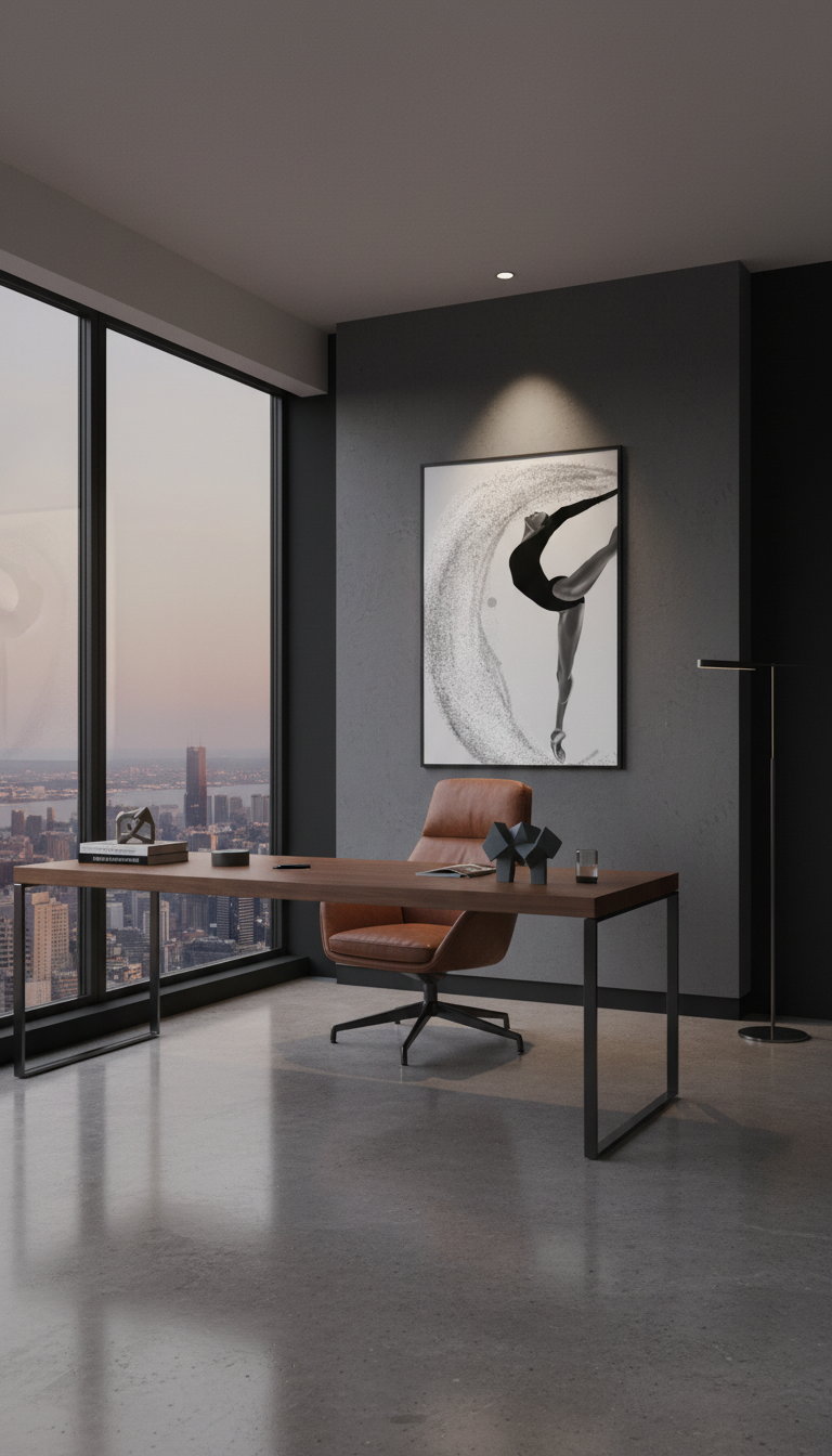 Luxury Ballet Wall Art | Eclipse en Pointe by Kasian Art Studio