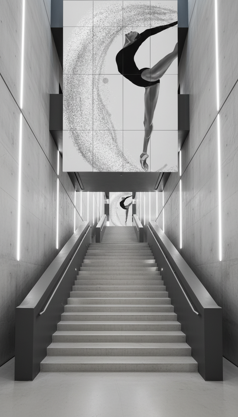 Luxury Ballet Wall Art | Eclipse en Pointe by Kasian Art Studio