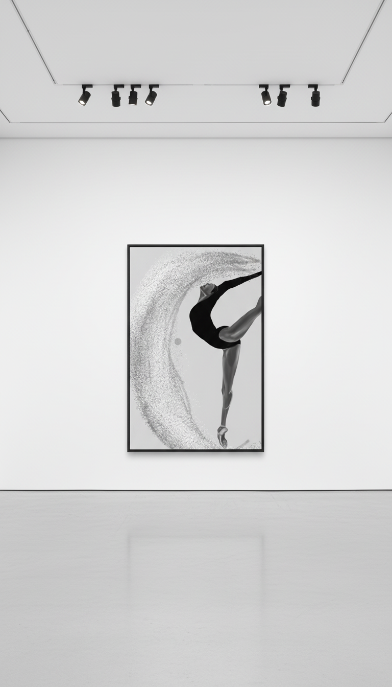 Luxury Ballet Wall Art | Eclipse en Pointe by Kasian Art Studio