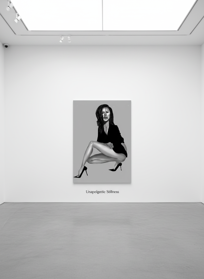 Poised in Silence — The Woman Who Never Asks