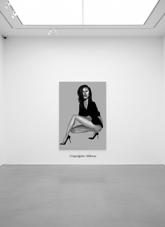 Poised in Silence — The Woman Who Never Asks