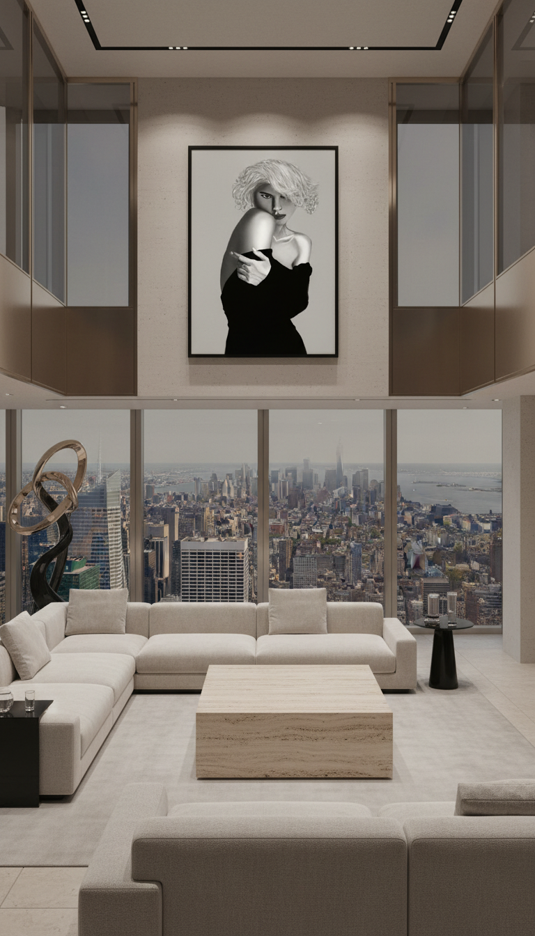 Whispered Poise — Limited Edition Black & White Portrait