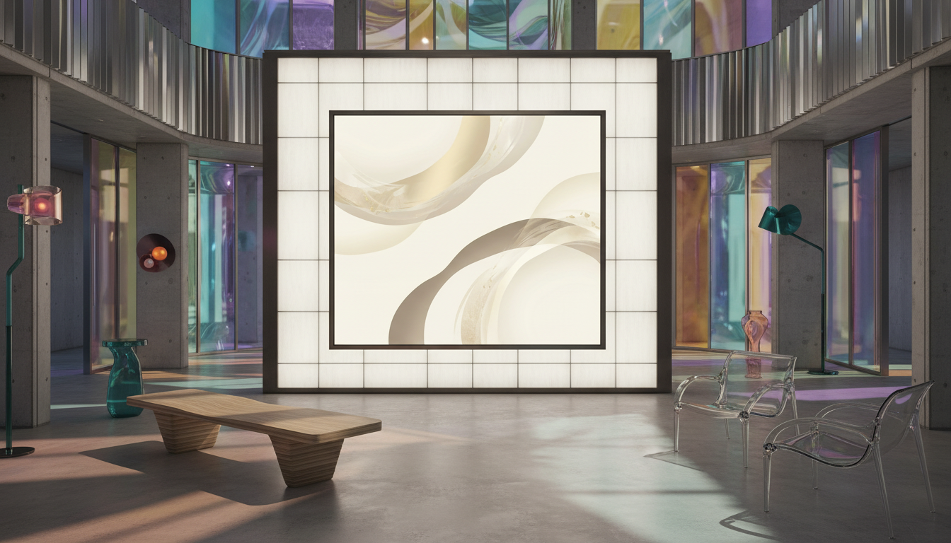 Gilded Current  — Limited Edition Abstract Canvas